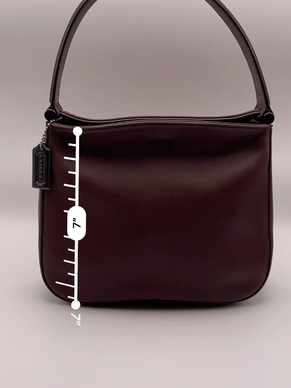 Vintage Coach Whitney Mini Hobo Bag 9181 Brown Glove Tanned Leather